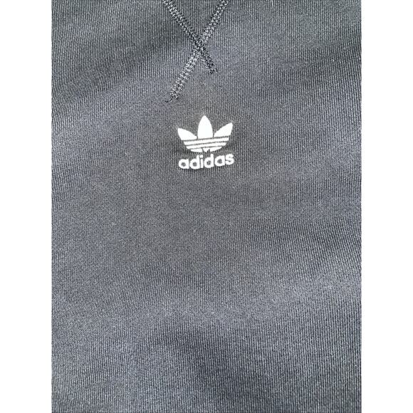 Adidas Originals women’s Crew Neck Sweatshirt size 2XS Color Black Long Sleeve - Picture 3 of 8